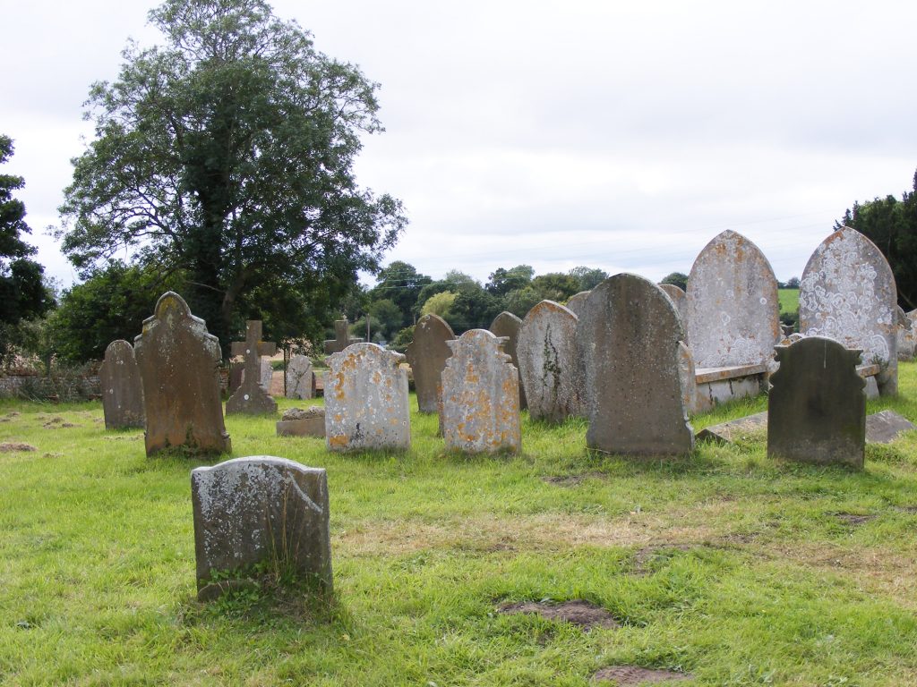 Peaceful churchyard, Sheila Sims